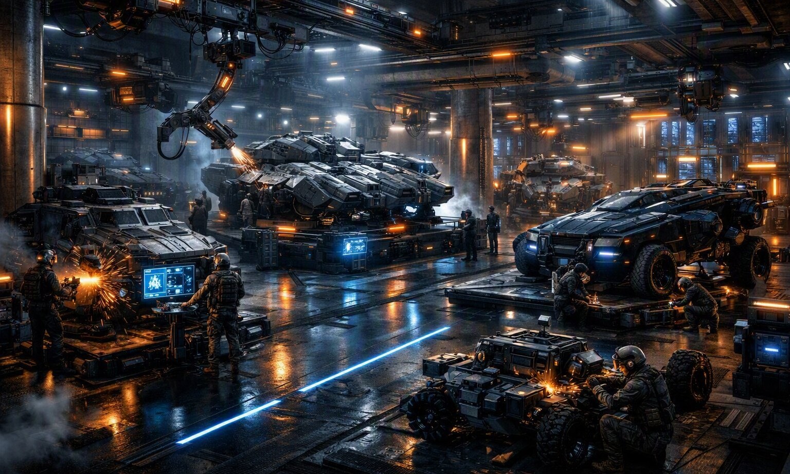 Tech-Forge & Vehicle Maintenance Bay